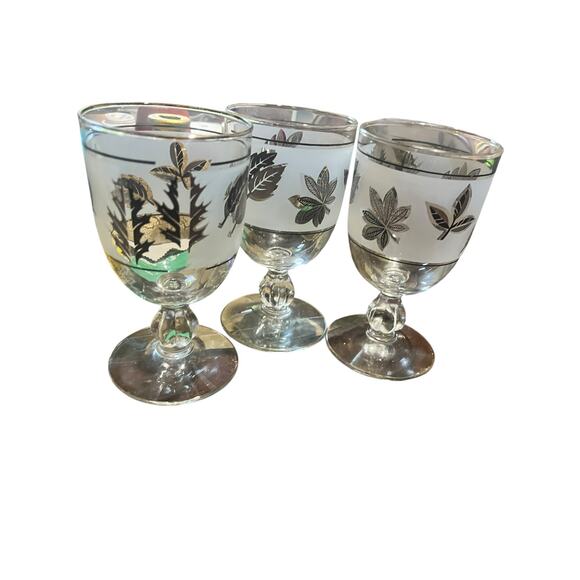 Set of 3 Vintage Libbey Goblets 5 1/2” T x 3” Diameter - Picture 2 of 3